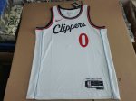 NBA 0 Westbrook Los Angeles Clippers 2024-25 Maillot blanc